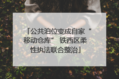 公共泊位变成自家“移动仓库” 铁西区柔性执法联合整治